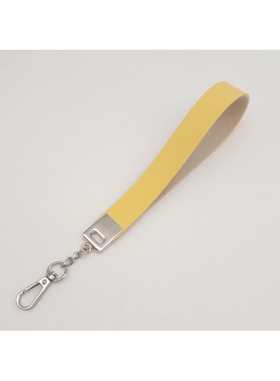 Çanta Aksesuar Sarı Tek Kat Suni Deri Zincirli Elcik Gümüş Metal