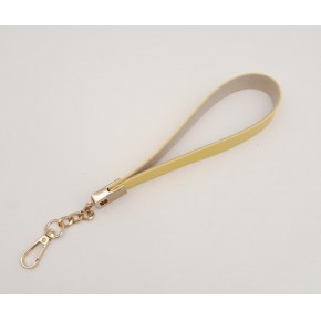 Çanta Aksesuar Sarı Tek Kat Suni Deri Zincirli Elcik Light Gold Metal