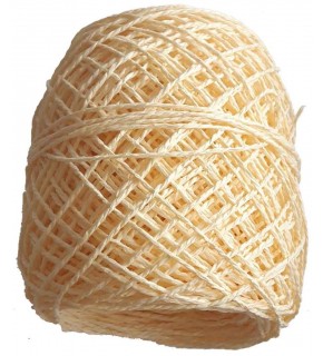 Çanta Aksesuar Sarılmış Kağıt İp Açık Sarı