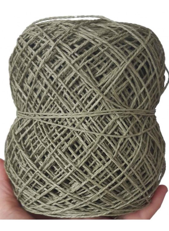 Çanta Aksesuar Sarılmış Kağıt İp Kına Yeşili