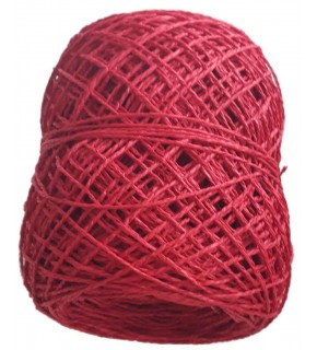 Çanta Aksesuar Sarılmış Kağıt İp Kırmızı