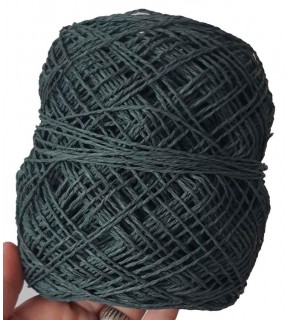 Çanta Aksesuar Sarılmış Kağıt İp Koyu Yeşil