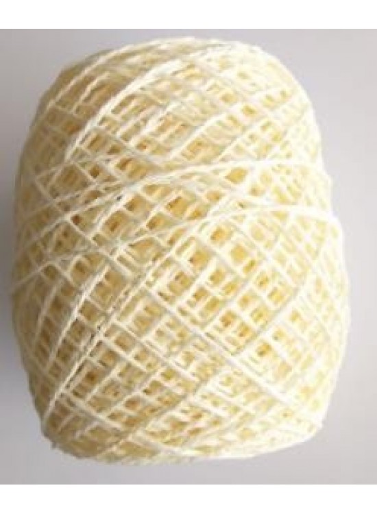 Çanta Aksesuar Sarılmış Kağıt İp Krem