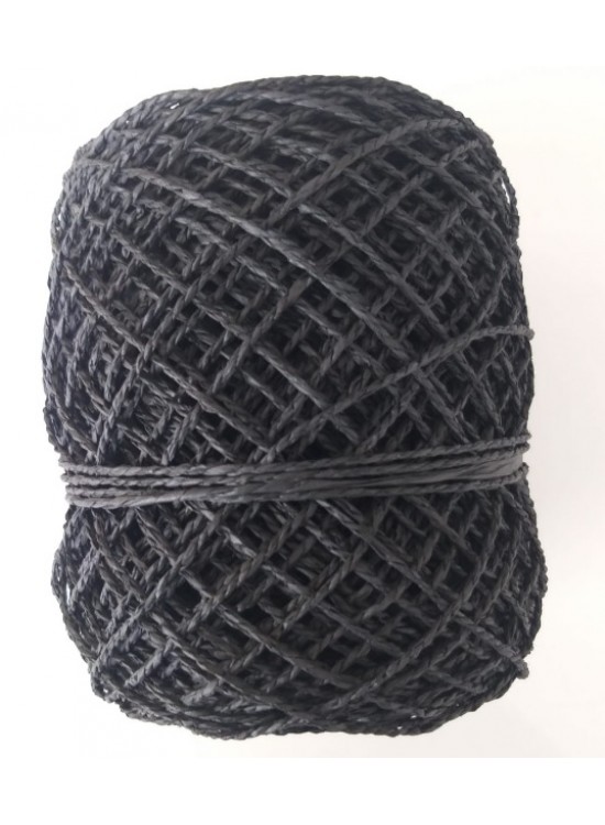 Çanta Aksesuar Sarılmış Kağıt İp Siyah 100 Gram