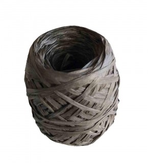 Çanta Aksesuar Sarılmış Rafya Antrasit Renk 100 Gr