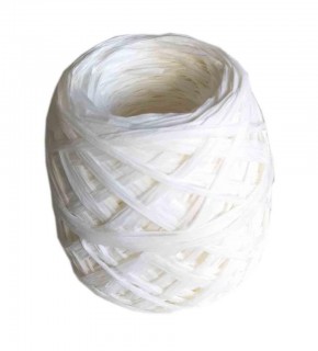 Çanta Aksesuar Sarılmış Rafya Beyaz Renk 100 Gr