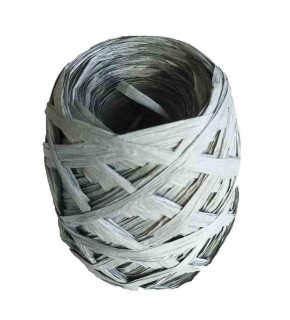 Çanta Aksesuar Sarılmış Rafya Gri Renk 100 Gr