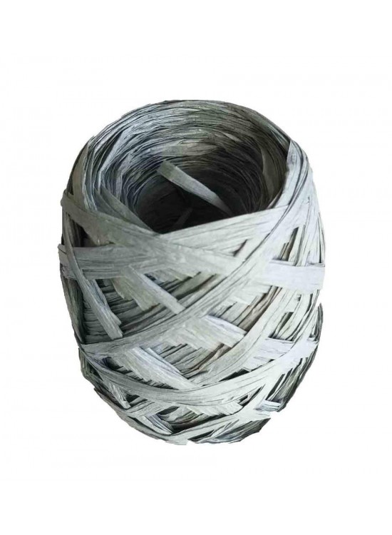 Çanta Aksesuar Sarılmış Rafya Gri Renk 100 Gr