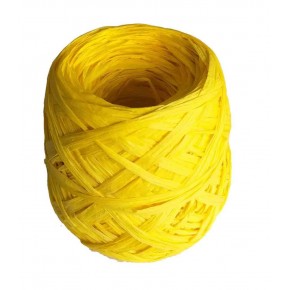 Çanta Aksesuar Sarılmış Rafya Sarı Renk 100 Gr