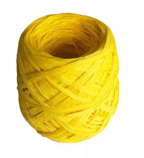 Çanta Aksesuar Sarılmış Rafya Sarı Renk 100 Gr