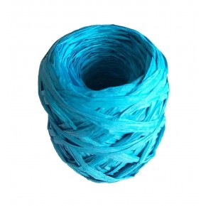 Çanta Aksesuar Sarılmış Rafya Turkuaz Renk 100 Gr