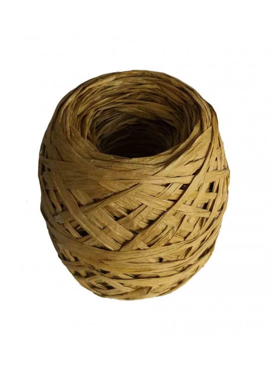 Çanta Aksesuar Sarılmış Rafya Yağ Yeşili Renk 100 Gr