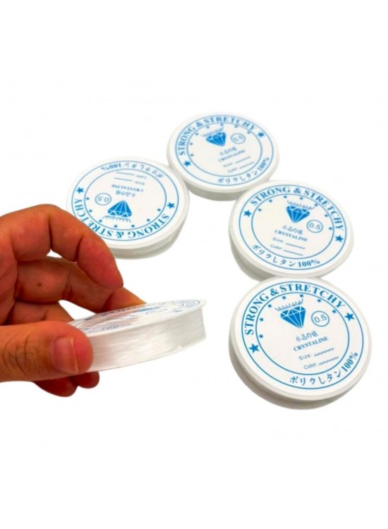 Çanta Aksesuar Şeffaf Misina 0.5 Mm 12 Metre (5 Adet)