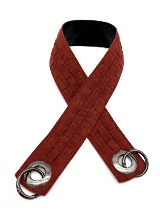 Çanta Aksesuar Sepet Örgü Model  Tek Çanta Sapı Taba Renk