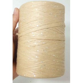 Çanta Aksesuar Simli Hasır Renk Rafya İp