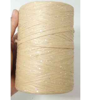 Çanta Aksesuar Simli Hasır Renk Rafya İp