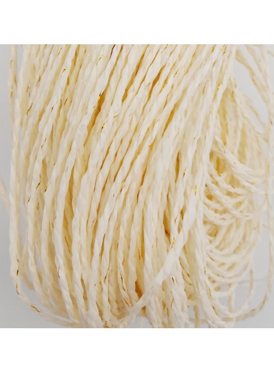 Çanta Aksesuar Simli Kağıt İp Krem Renk 350 gr