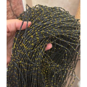 Çanta Aksesuar Simli Kağıt İp Siyah Renk 300 gr