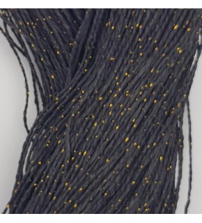 Çanta Aksesuar Simli Kağıt İp Siyah Renk 450 gr