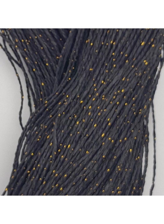 Çanta Aksesuar Simli Kağıt İp Siyah Renk 450 gr