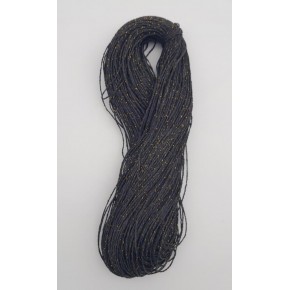 Çanta Aksesuar Simli Kağıt İp Siyah Renk 450 gr