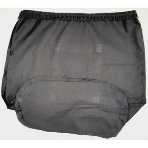 Çanta Aksesuar Siyah 25X12 Cm Oval Tabanlı Dikilmiş Fermuarsız Astar