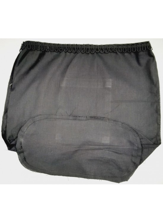 Çanta Aksesuar Siyah 25X12 Cm Oval Tabanlı Dikilmiş Fermuarsız Astar