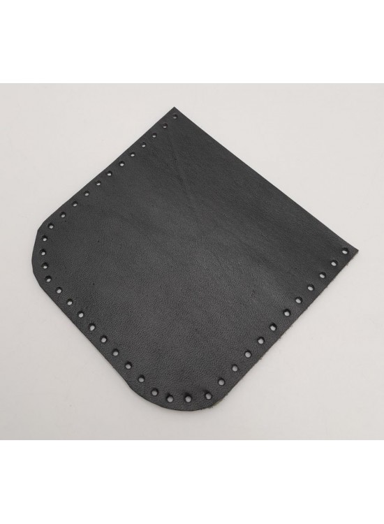 Çanta Aksesuar Siyah Gerçek Deri 12x12 cm Oval Kenar Cep Çanta Aksesuar Siyah Gerçek Deri 12x12 cm Oval Kenar Cep