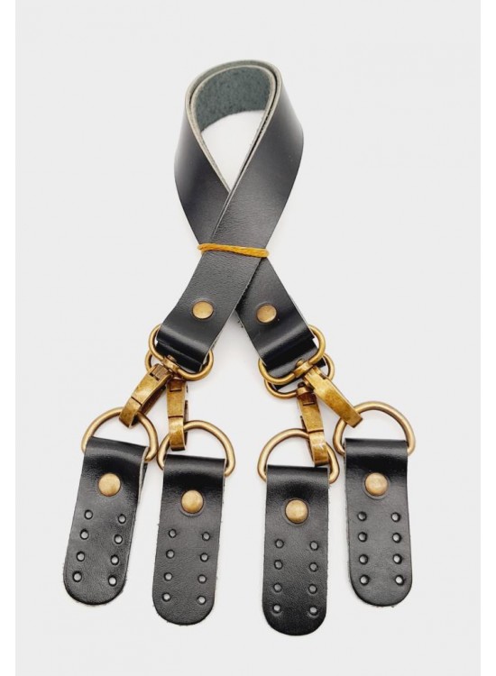 Çanta Aksesuar Siyah Gerçek Deri 55 Cm Çift Sap Misu Model Antik Metal Çanta Aksesuar Siyah Gerçek Deri 55 Cm Çift Sap Misu Model Antik Metal