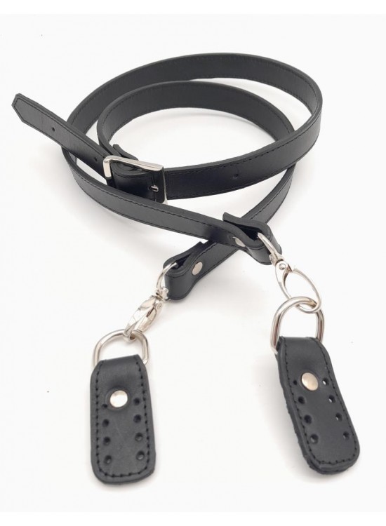 Çanta Aksesuar Siyah Gerçek Deri Çift Kat Dikişli Uzun Sap Gümüş Metalli Çanta Aksesuar Siyah Gerçek Deri Çift Kat Dikişli Uzun Sap Gümüş Metalli