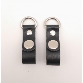 Çanta Aksesuar Siyah Gerçek Deri Çıtçıtlı Sapucu Böce Gümüş Metalli