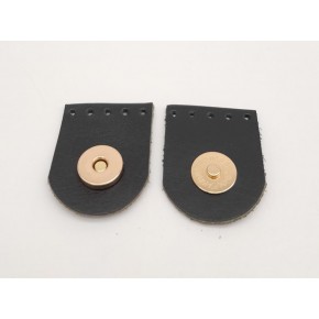 Çanta Aksesuar Siyah Gerçek Derili Tek Dikim Mıknatıslı Çıtçıt Light Gold Metalli