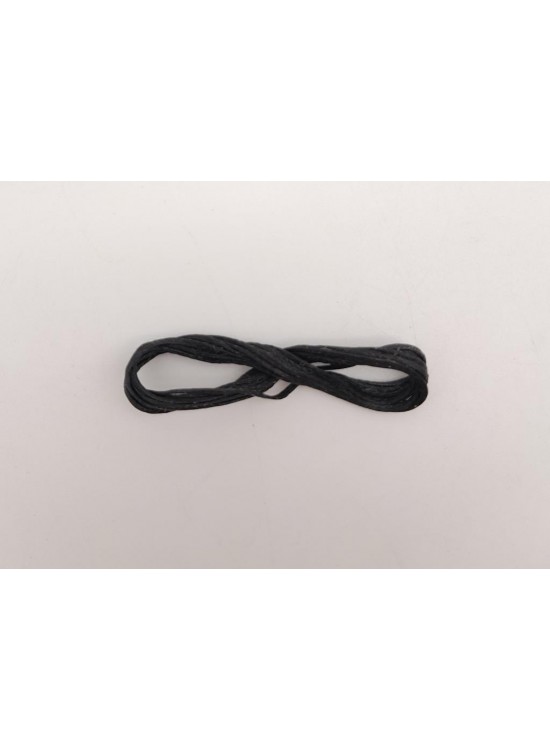 Çanta Aksesuar Siyah Mumlu Deri Dikme İpi 1 Metre