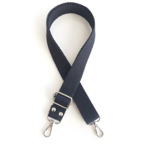 Çanta Aksesuar Siyah Pamuklu Kolon Ayarlamalı Çanta Sapı