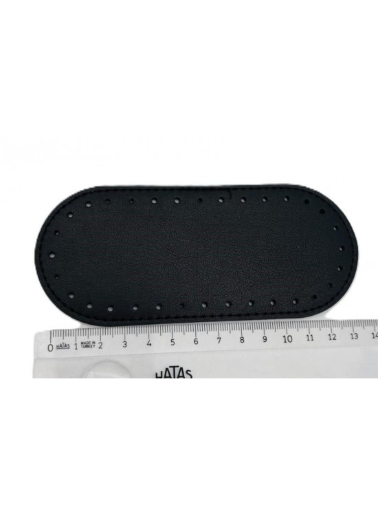 Çanta Aksesuar Siyah Renk 14x6 Cm Oval Çanta Tabanı Telefon Çantası Tabanı