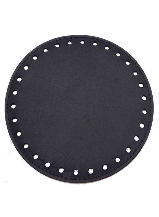 Çanta Aksesuar Siyah  Renk 16 Cm Yuvarlak Taban Plaka