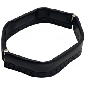 Çanta Aksesuar Siyah Renk Derili Metal Çanta Ağzı 18 Cm