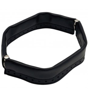 Çanta Aksesuar Siyah Renk Derili Metal Çanta Ağzı 18 Cm