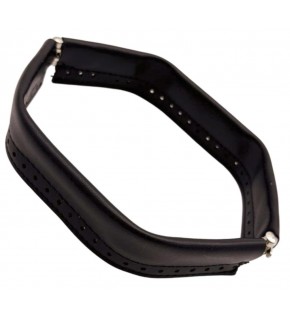 Çanta Aksesuar Siyah Renk Derili Metal Çanta Ağzı 22 Cm (Gizli Burs)