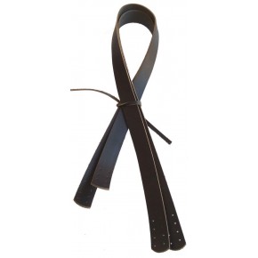 Çanta Aksesuar Siyah Renk Gerçek Deri 70X2.3 Cm Çift Sap