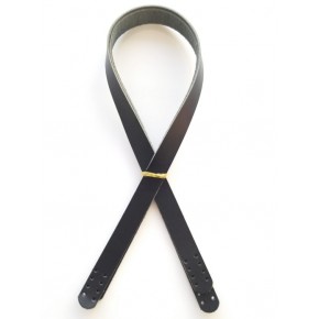 Çanta Aksesuar Siyah Renk Gerçek Deri 70X2 Cm Çift Sap