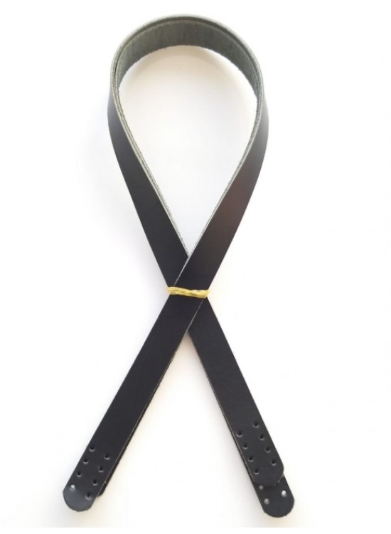 Çanta Aksesuar Siyah Renk Gerçek Deri 70X2 Cm Çift Sap Çanta Aksesuar Siyah Renk Gerçek Deri 70X2 Cm Çift Sap