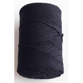 Çanta Aksesuar Siyah Renk İnce Pamuk Makrome