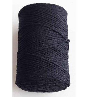 Çanta Aksesuar Siyah Renk İnce Pamuk Makrome