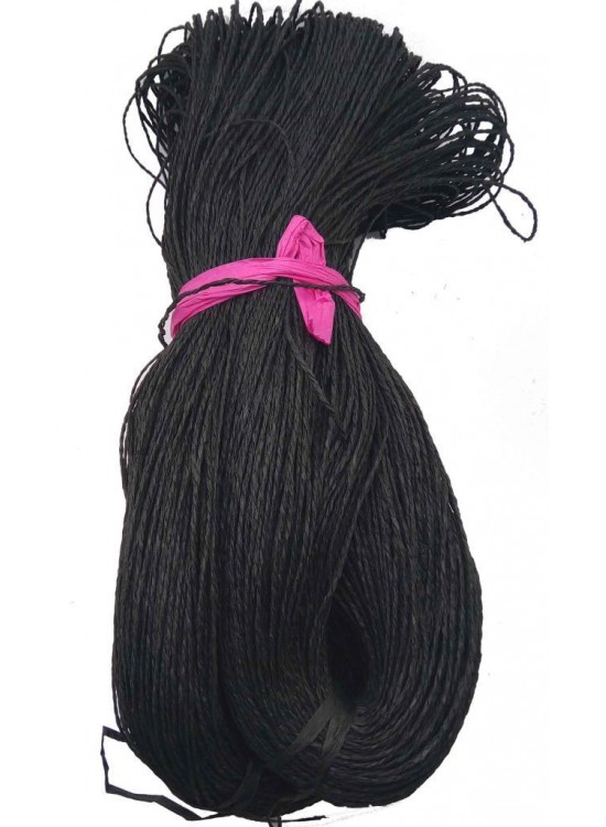 Çanta Aksesuar Siyah Renk Kağıt İp 1 Kg