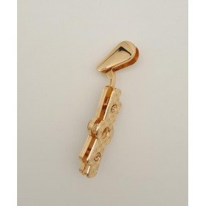 Çanta Aksesuar Siyah Renk Kurdele Model Light Gold Metal Kulpluk 1 Adet