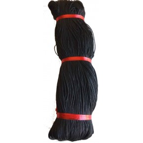 Çanta Aksesuar Siyah Renk Mumlu Koton İp