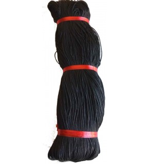 Çanta Aksesuar Siyah Renk Mumlu Koton İp