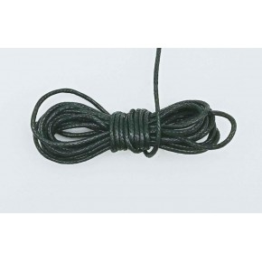 Çanta Aksesuar Siyah Renk Mumlu Koton İp 5 Metre