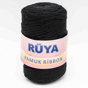 Çanta Aksesuar Siyah Renk Pamuk Ribbon No:7